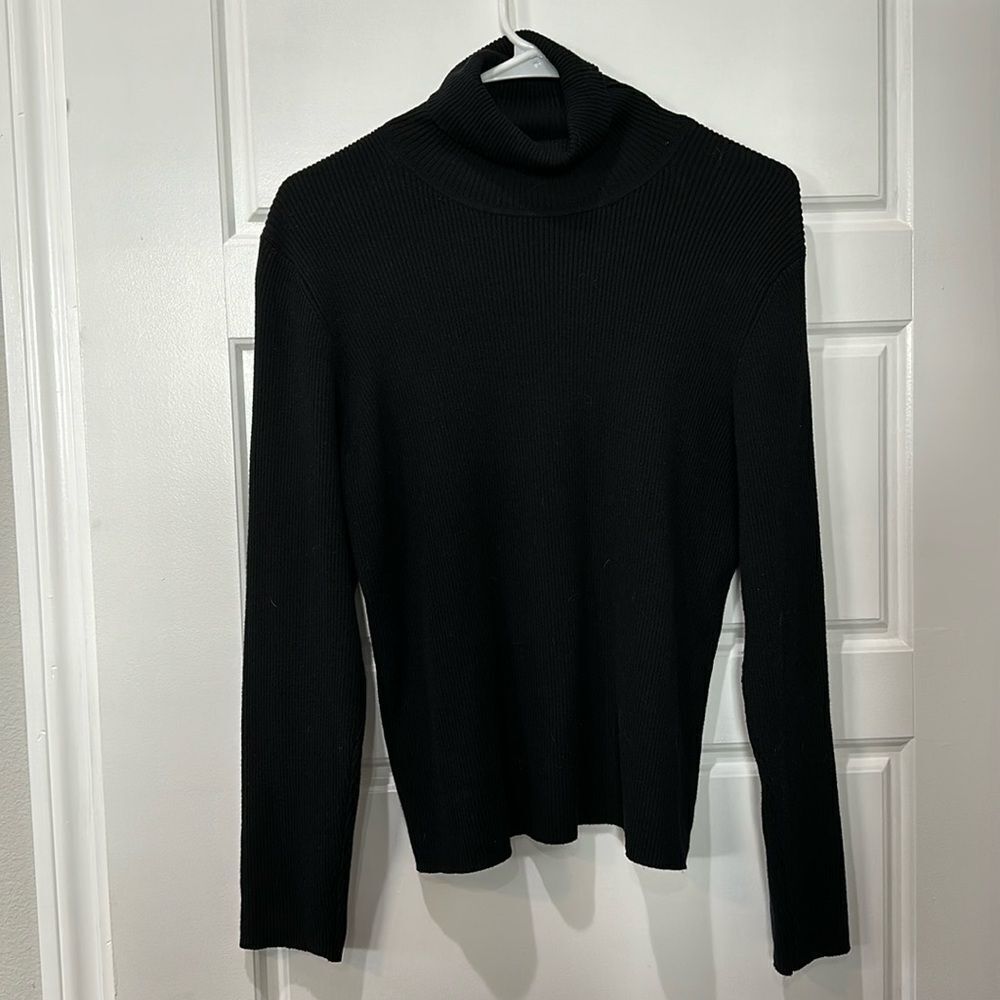 Vintage Silk / Rayon / Nylon Turtleneck Sweater